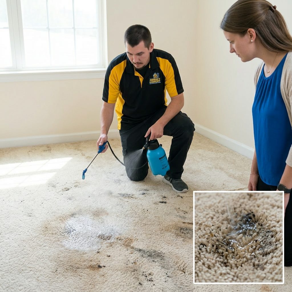 Professional pre-treatment for carpet cleaning Wilmington NC